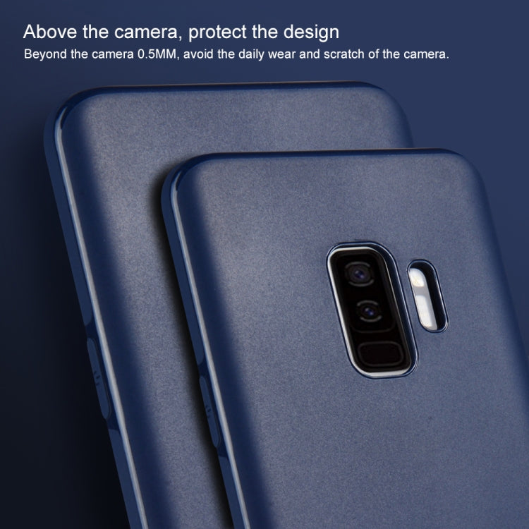 SULADA Car Series Magnetic Suction TPU Case for Galaxy S9+(Blue)
