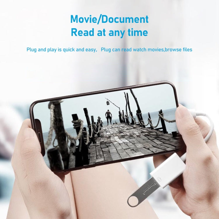 USB Female to USB-C / Type-C Male OTG Adapter