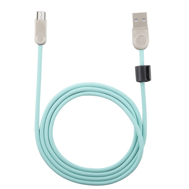 1m TPE Braided Cord Metal Connector USB A to Micro USB Data Sync Charge Cable, For Galaxy, Huawei, Xiaomi, LG, HTC and Other Smart Phones