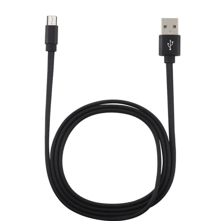 1m Flat Cord USB A to Micro USB Fast Charging Data Sync Charge Cable, For Galaxy, Huawei, Xiaomi, LG, HTC and Other Smart Phones