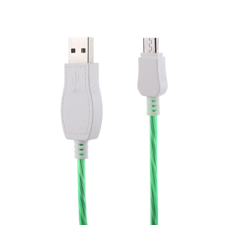 LED Flowing Light 1m USB A to Micro USB Data Sync Charge Cable, For Galaxy, Huawei, Xiaomi, LG, HTC and Other Smart Phones