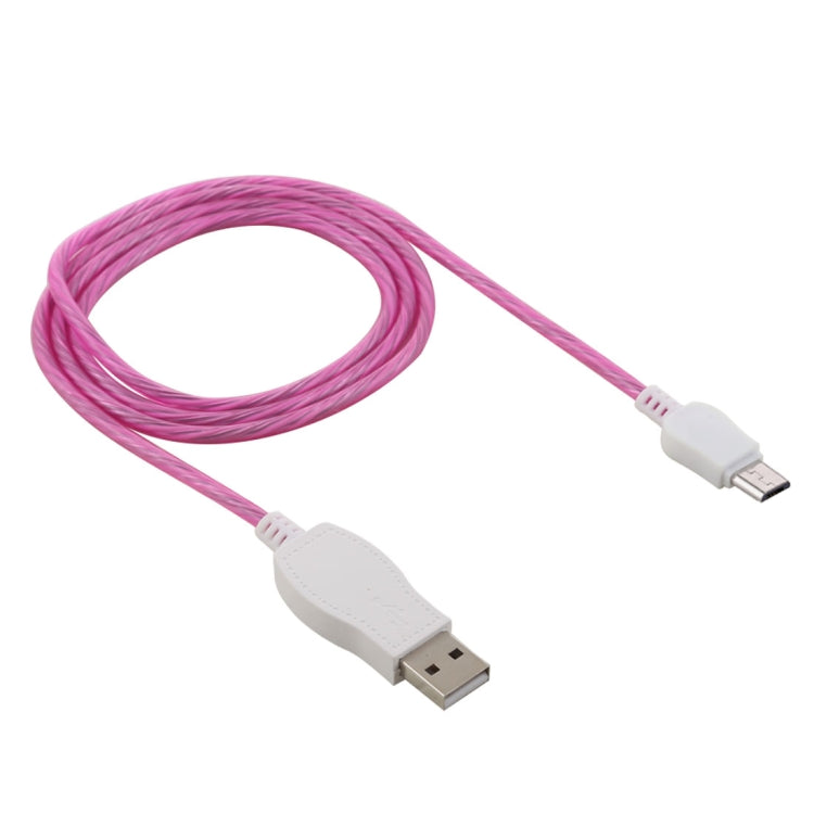 LED Flowing Light 1m USB A to Micro USB Data Sync Charge Cable, For Galaxy, Huawei, Xiaomi, LG, HTC and Other Smart Phones