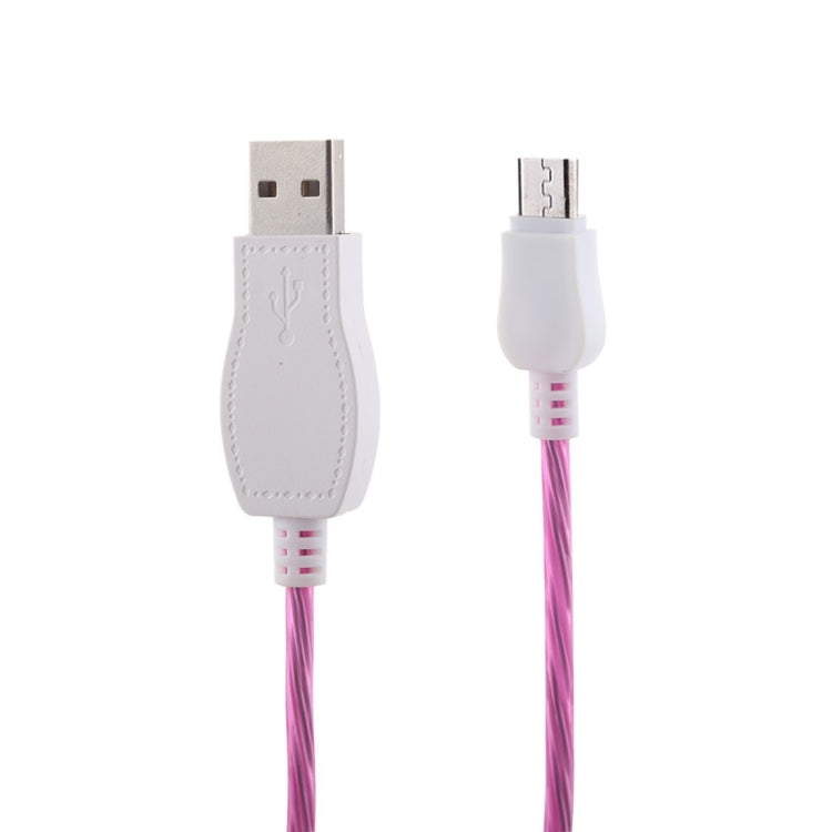 LED Flowing Light 1m USB A to Micro USB Data Sync Charge Cable, For Galaxy, Huawei, Xiaomi, LG, HTC and Other Smart Phones