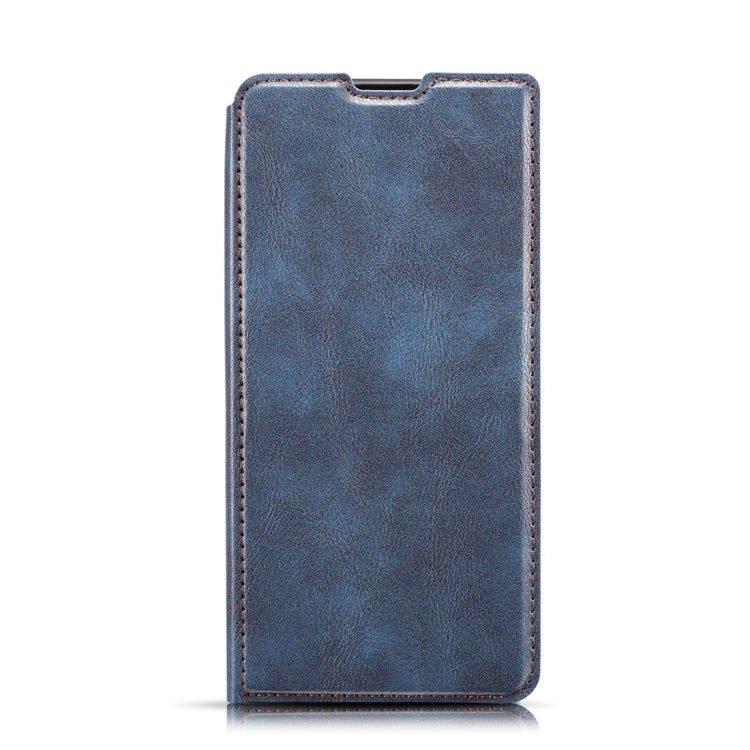 Retro Simple Ultra-thin Magnetic Horizontal Flip Leather Case for Galaxy S10 E, with Holder & Card Slots & Lanyard