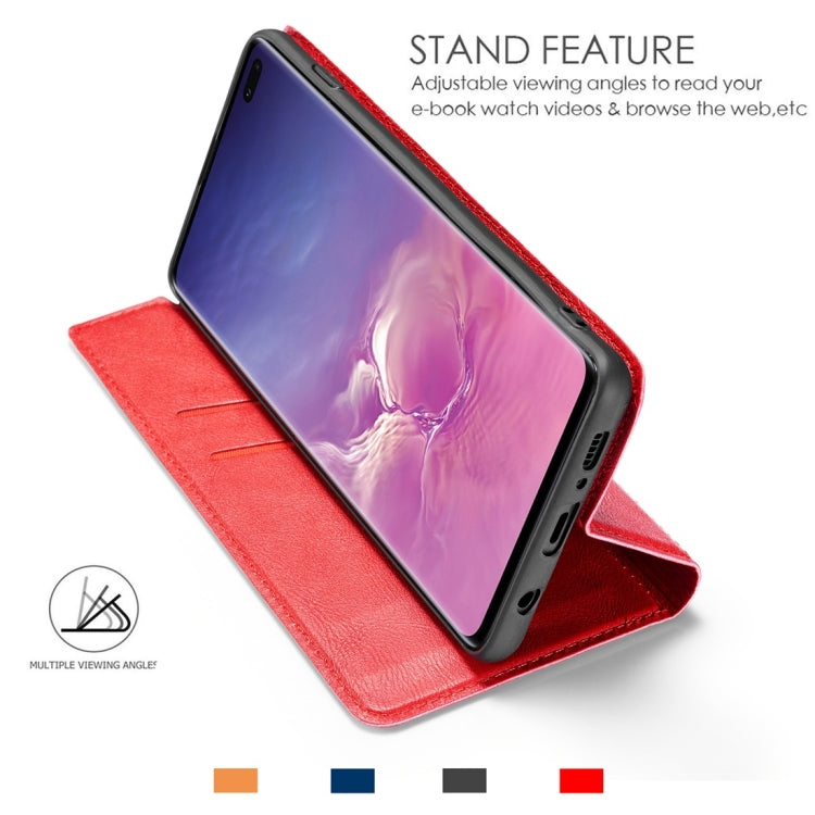 Retro Simple Ultra-thin Magnetic Horizontal Flip Leather Case for Galaxy Note 8, with Holder & Card Slots & Lanyard
