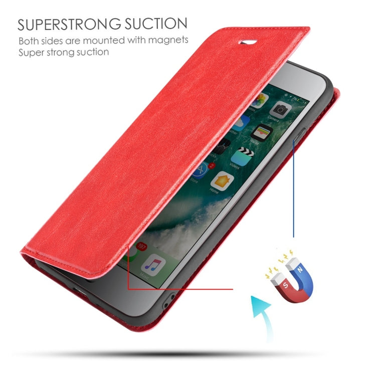 Retro Simple Ultra-thin Magnetic Horizontal Flip Leather Case for Galaxy A6 (2018), with Holder & Card Slots & Lanyard