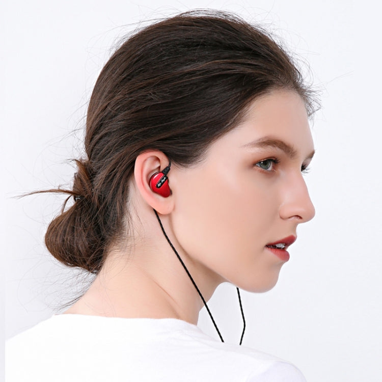 QKZ CK2 HIFI In-ear Four-unit Music Headphones (Blue)
