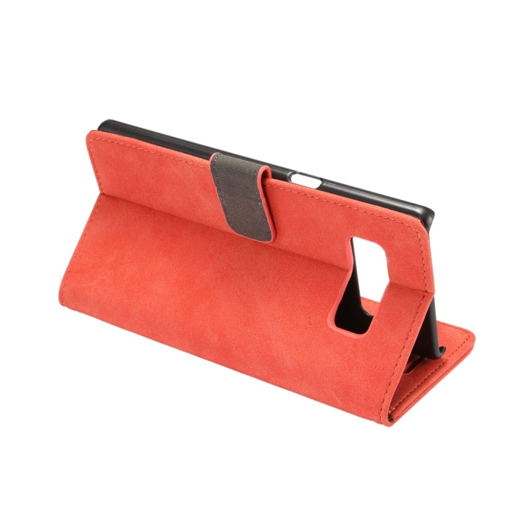 For Galaxy Note 8 Sheep Bar Material PU + PC Horizontal Flip Leather Protective Case with Holder & Card Slots & Wallet & Photo Frame