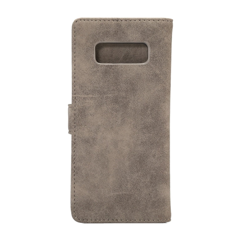 For Galaxy Note 8 Sheep Bar Material PU + PC Horizontal Flip Leather Protective Case with Holder & Card Slots & Wallet & Photo Frame