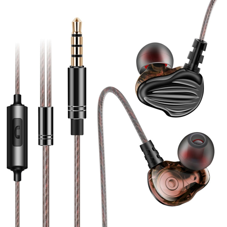 QKZ CK4 HIFI In-ear Four-unit Music Headphones