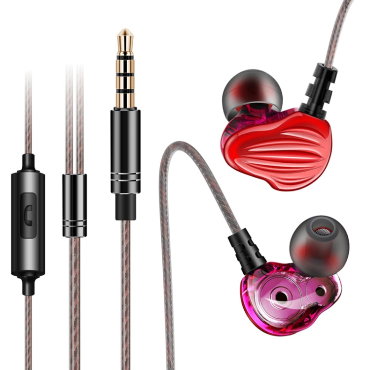 QKZ CK4 HIFI In-ear Four-unit Music Headphones