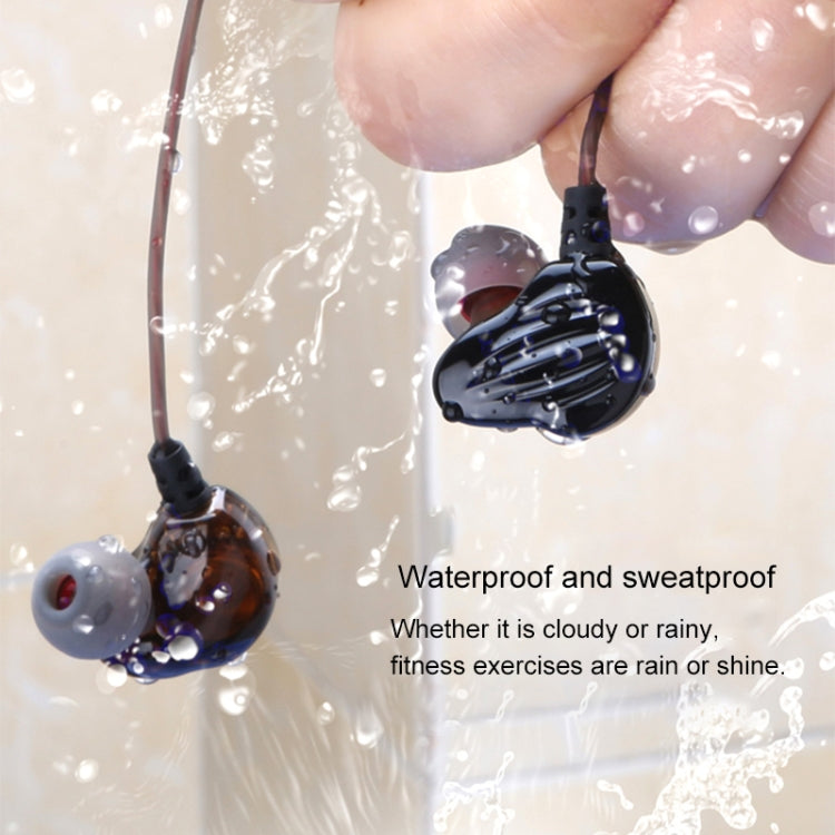 QKZ CK4 HIFI In-ear Four-unit Music Headphones