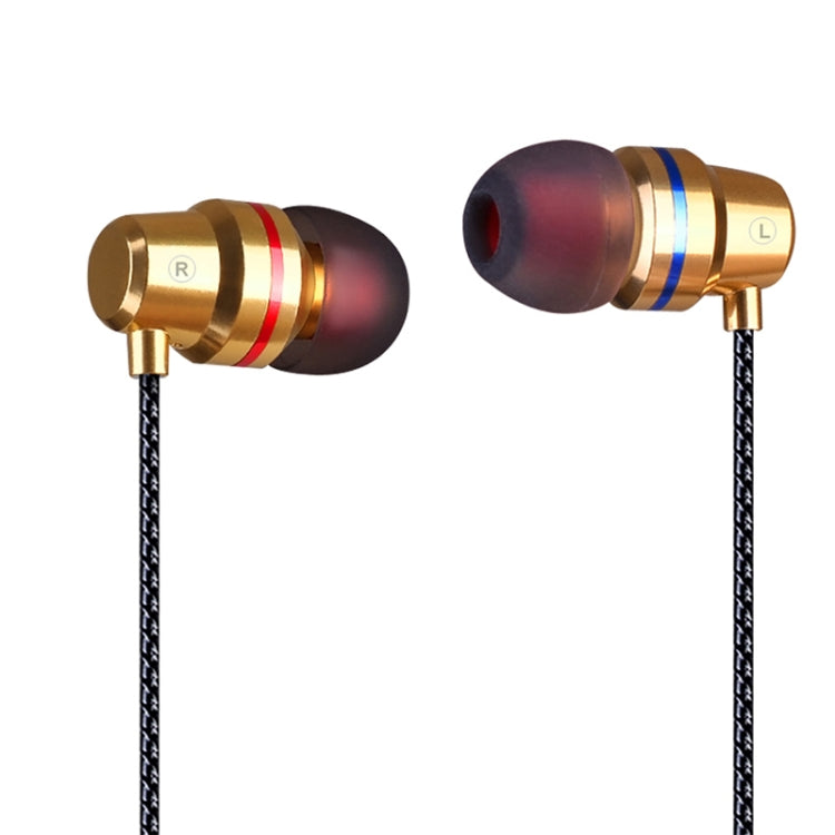 QKZ DM1 High Quality In-ear Sports Music Headphones (Gold)