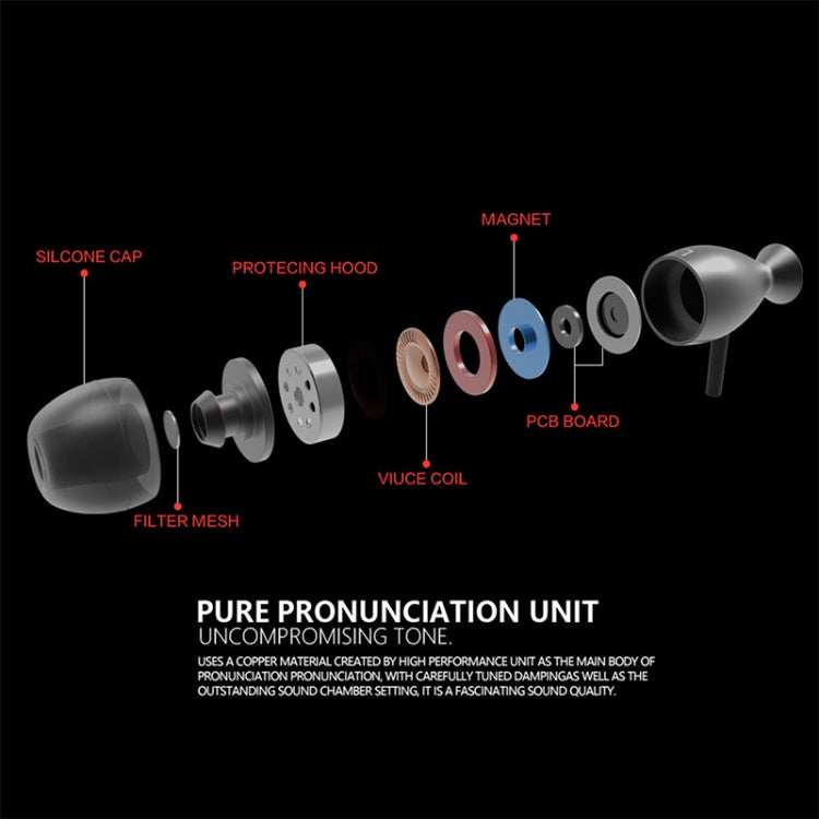 QKZ DM2 High Quality In-ear Sports Music Headphones, Basic Version