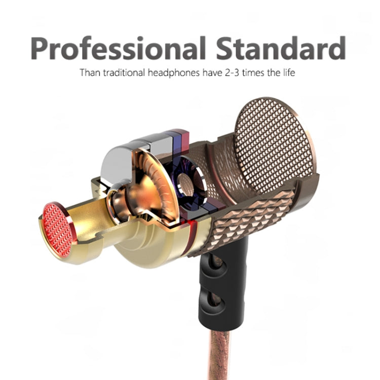 QKZ DM6 High Quality In-ear Sports Music Headphones, Basic Version