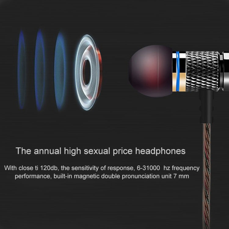 QKZ DM6 High Quality In-ear Sports Music Headphones, Basic Version