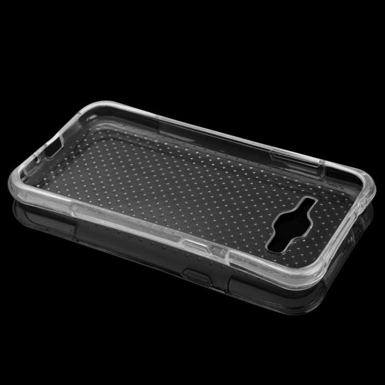 For Galaxy J2 Shock-resistant Cushion TPU Protective Case(Transparent)