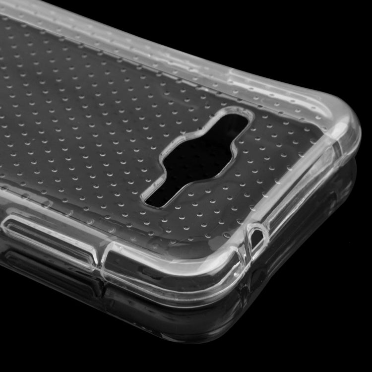 For Galaxy J2 Shock-resistant Cushion TPU Protective Case(Transparent)