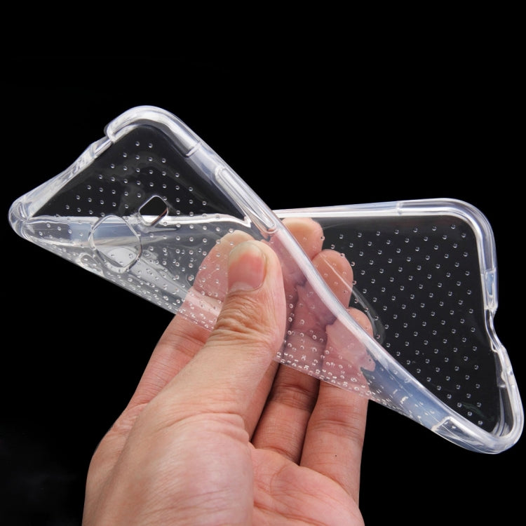 For Galaxy J3 Shock-resistant Cushion TPU Protective Case(Transparent)
