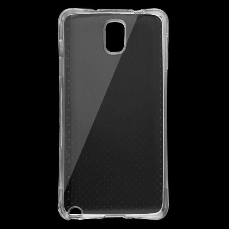 For Galaxy Note 3 / N900 Shock-resistant Cushion TPU Protective Case(Transparent)