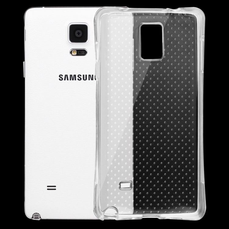 For Galaxy Note 4 / N910 Shock-resistant Cushion TPU Protective Case(Transparent)