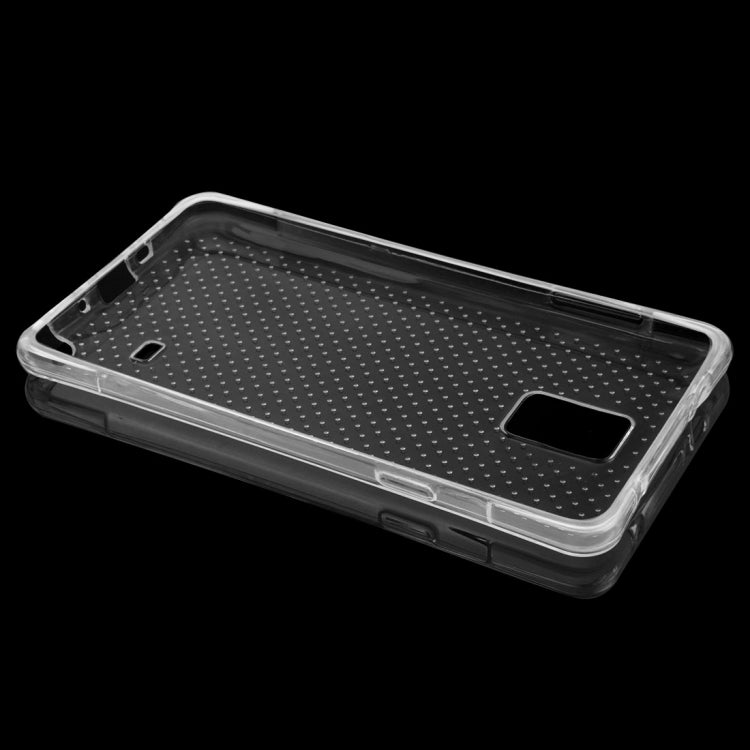For Galaxy Note 4 / N910 Shock-resistant Cushion TPU Protective Case(Transparent)