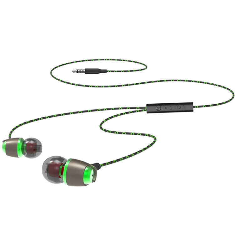 QKZ DM11 Magnetic Earphones In-ear Bass Metal Sports Music Headphones, Microphone Version