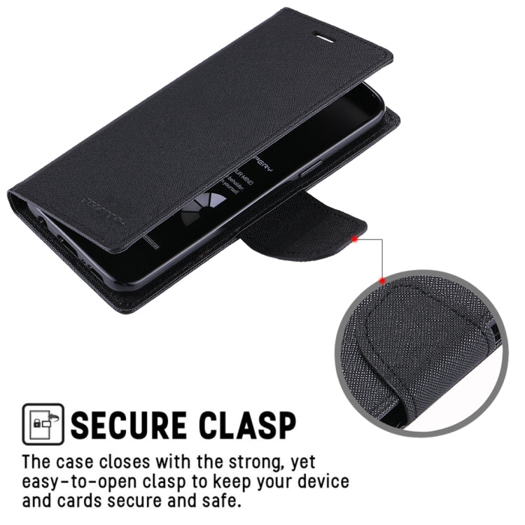 GOOSPERY FANCY DIARY for Galaxy S9 Cross Texture Horizontal Flip Leather Case with Card Slots & Wallet & Holder