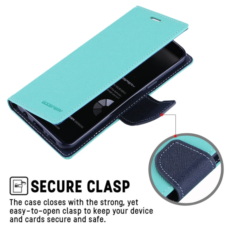 GOOSPERY FANCY DIARY for Galaxy S9 Cross Texture Horizontal Flip Leather Case with Card Slots & Wallet & Holder