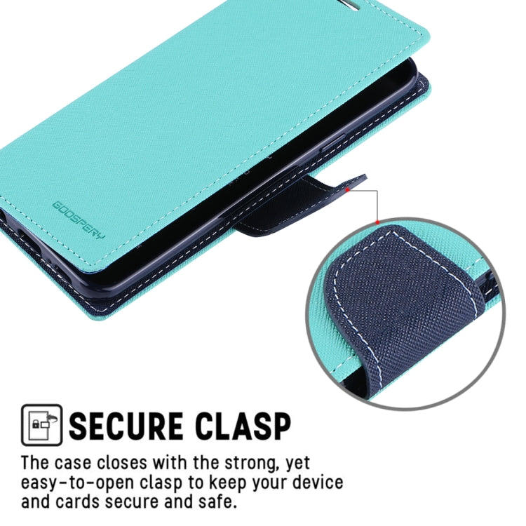 GOOSPERY FANCY DIARY for Galaxy S9+ Cross Texture Horizontal Flip Leather Case with Card Slots & Wallet & Holder