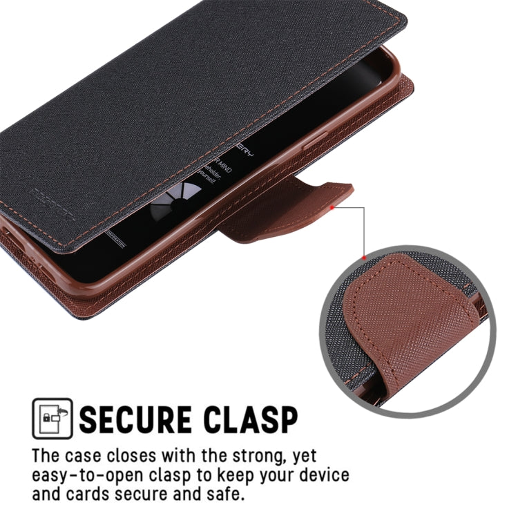 GOOSPERY FANCY DIARY for Galaxy S9+ Cross Texture Horizontal Flip Leather Case with Card Slots & Wallet & Holder