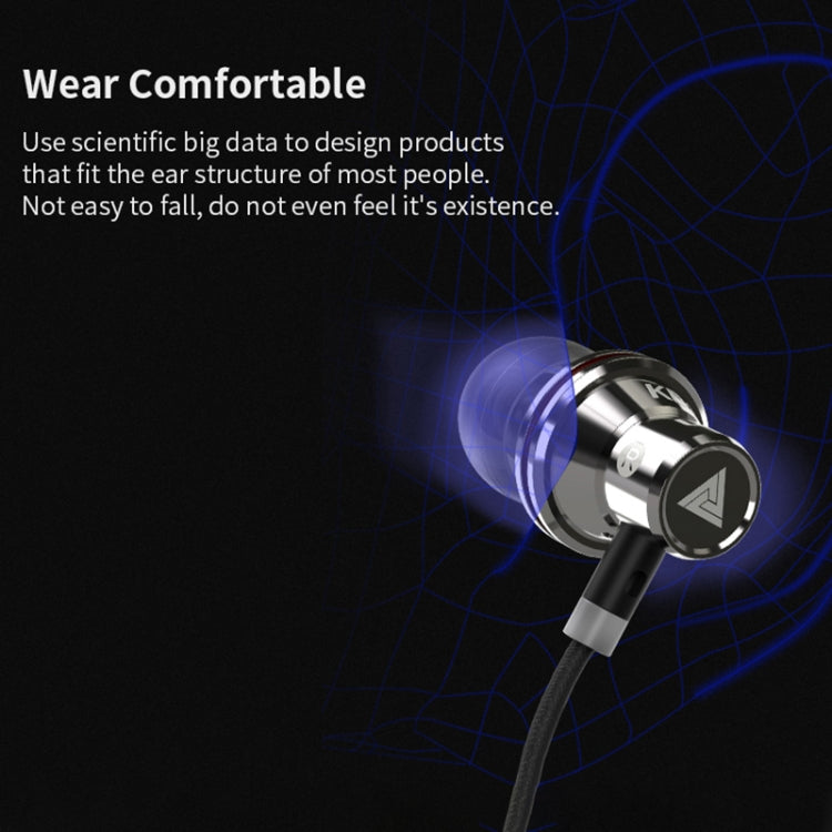 QKZ KD3 In-Ear Subwoofer Metal Sports Music Headphones, Basic Version