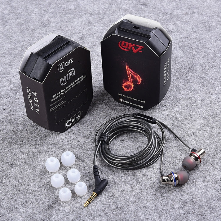 QKZ KD3 In-Ear Subwoofer Metal Sports Music Headphones, Basic Version