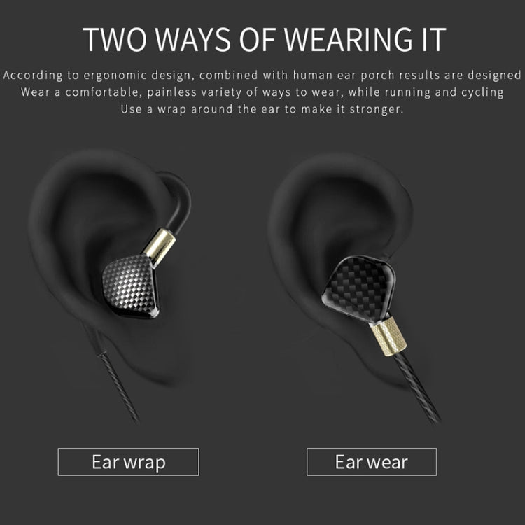 QKZ KD6 In-ear Six-motion Sports Music Headphones, Basic Version