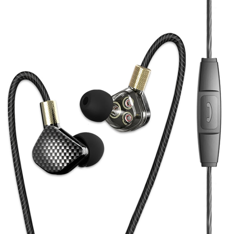 QKZ KD6 In-ear Six-motion Sports Music Headphones, Microphone Version