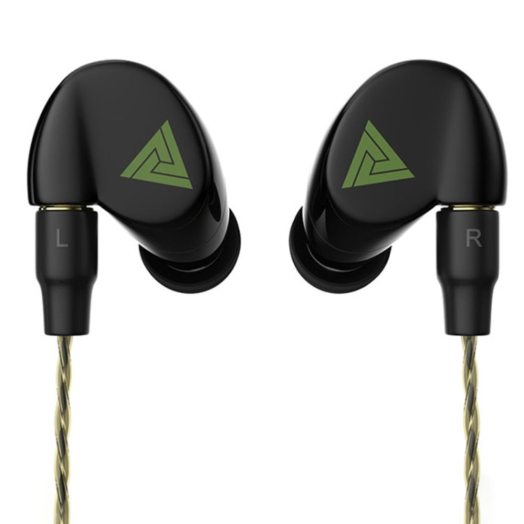 QKZ KD11 Moving Iron Headphones Shure Plug Design Four Unit Music Headphones, Support for Changing Lines Microphone Version