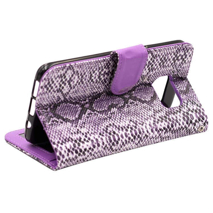 For Galaxy S7 Edge / G935 Snakeskin Texture Horizontal Flip Leather Case with Wallet & Holder & Card Slots