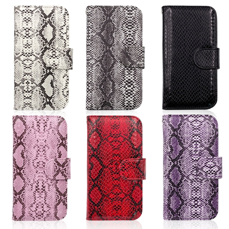 For Galaxy S7 Edge / G935 Snakeskin Texture Horizontal Flip Leather Case with Wallet & Holder & Card Slots