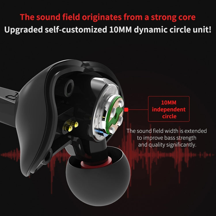QKZ VK3 Geometric Star Models Multi-surface Music Headphones ,  Microphone Version