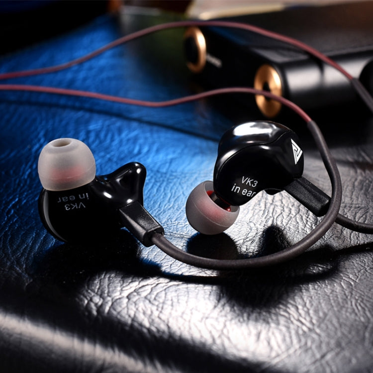 QKZ VK3 Geometric Star Models Multi-surface Music Headphones ,  Microphone Version
