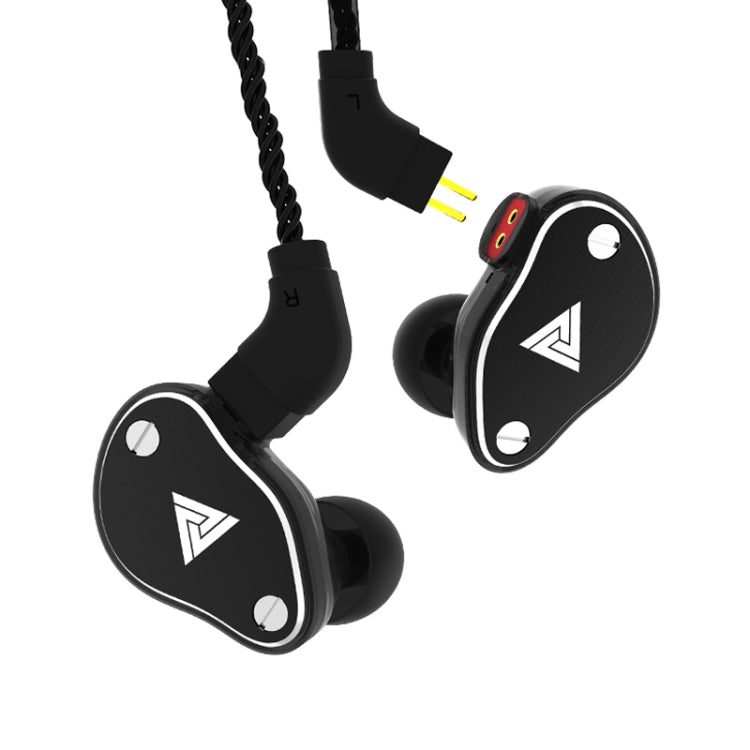 QKZ VK6 CNC Carved Metal Cover Music Headphones ,  Microphone Version