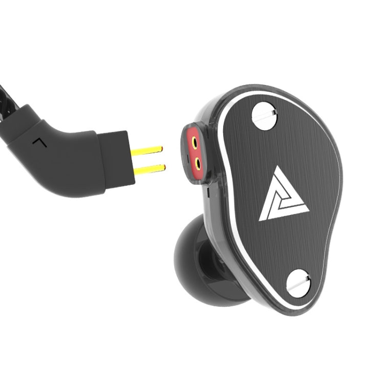 QKZ VK6 CNC Carved Metal Cover Music Headphones ,  Microphone Version