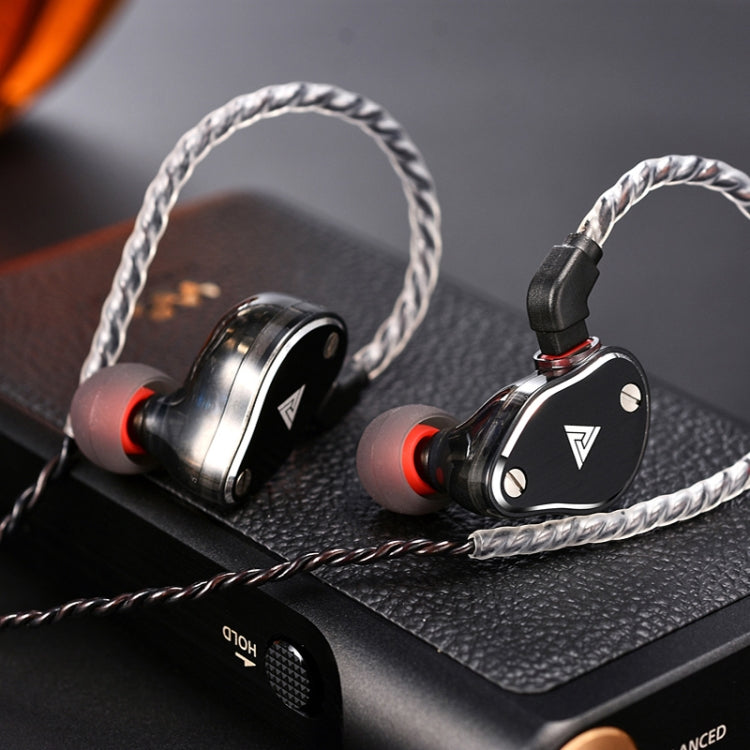 QKZ VK6 CNC Carved Metal Cover Music Headphones ,  Microphone Version