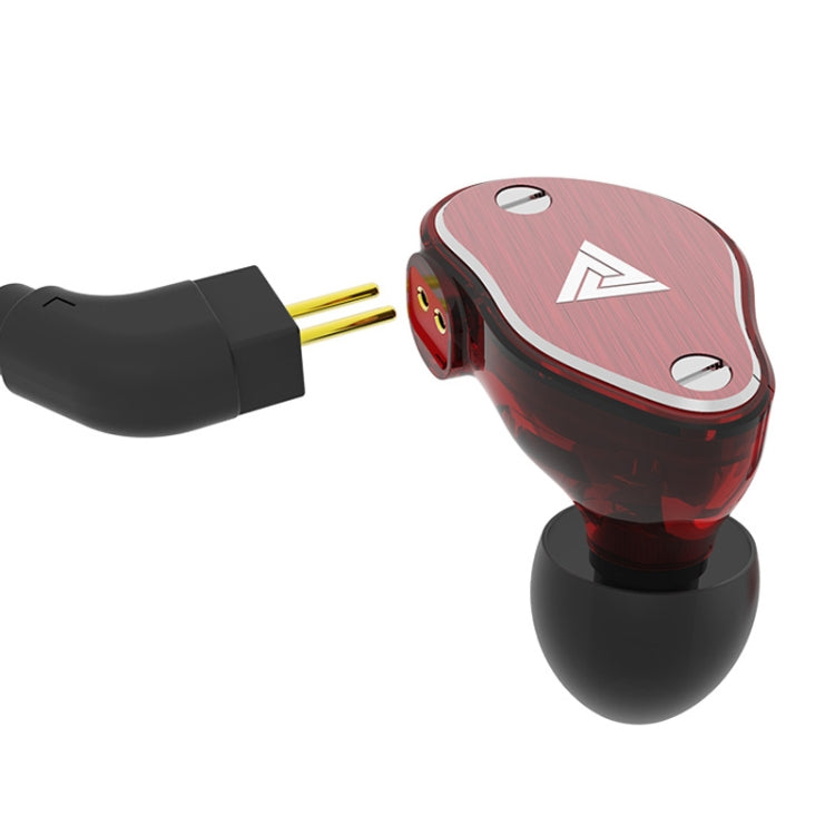 QKZ VK6 CNC Carved Metal Cover Music Headphones ,  Microphone Version