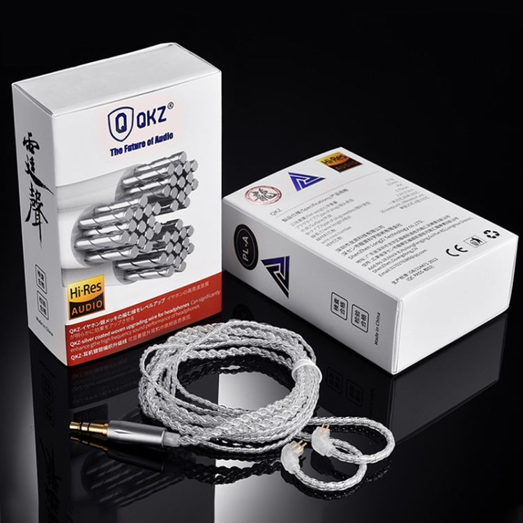 QKZ VK1 VK2 VK6 VK8 V10 V20 Headset Silver Plated Upgrade Line High-grade Core 0.75 plug