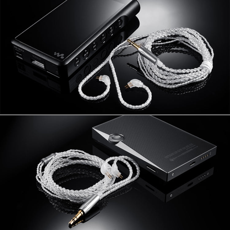 QKZ VK1 VK2 VK6 VK8 V10 V20 Headset Silver Plated Upgrade Line High-grade Core 0.75 plug