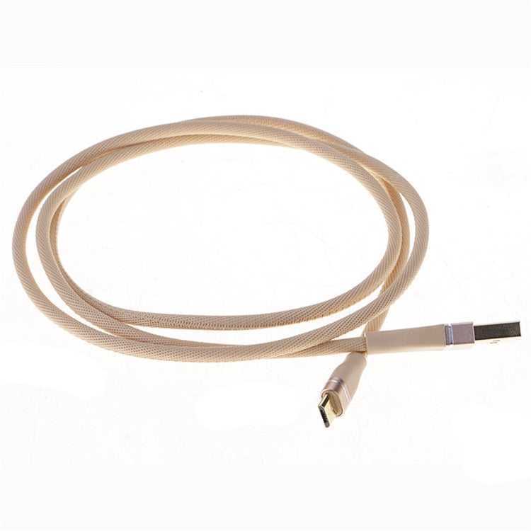 Nylon Weave Style USB to Micro USB Data Sync Charging Cable, Cable Length: 1m, For Galaxy, Huawei, Xiaomi, LG, HTC and Other Smart Phones