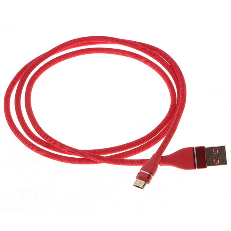 Nylon Weave Style USB to Micro USB Data Sync Charging Cable, Cable Length: 1m, For Galaxy, Huawei, Xiaomi, LG, HTC and Other Smart Phones