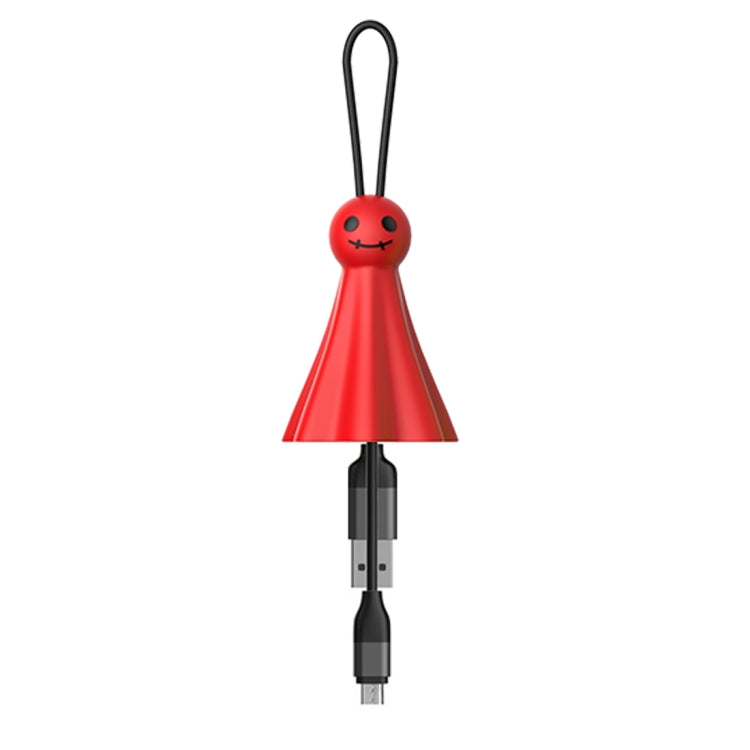 lenuo BN-Q1 Sunny Doll Shape Micro USB to USB Data Sync Charging Cable, For Galaxy, Huawei, Xiaomi, LG, HTC and Other Smart Phones, Rechargeable Devices