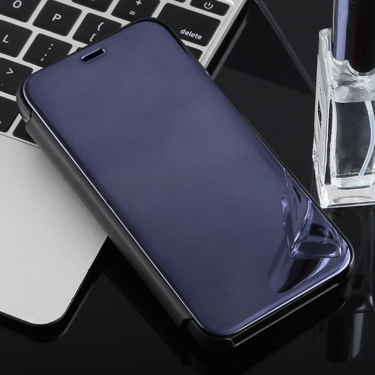 Electroplating Mirror Horizontal Flip Case for Galaxy J2 Core, with Holder